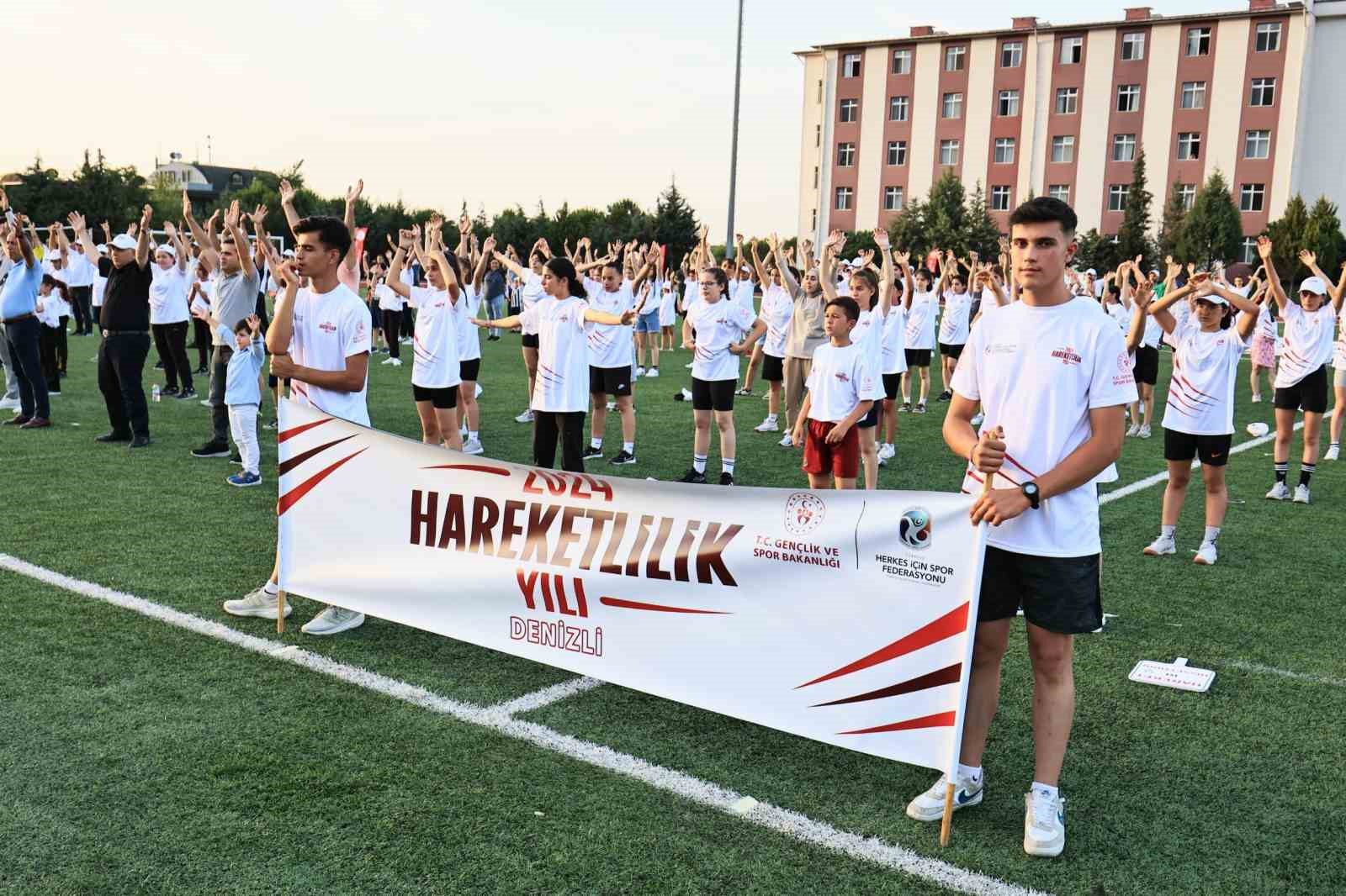 Hareketlilik Yılına özel spor şenliği yapıldı
