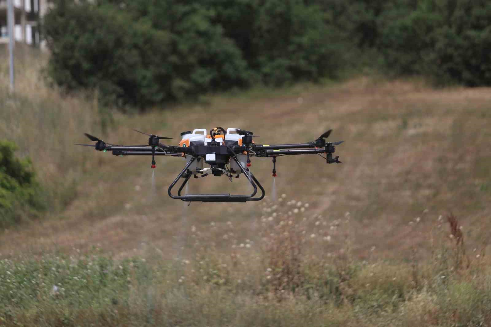 Bursa’da haşerelere karşı dronlu mücadele
