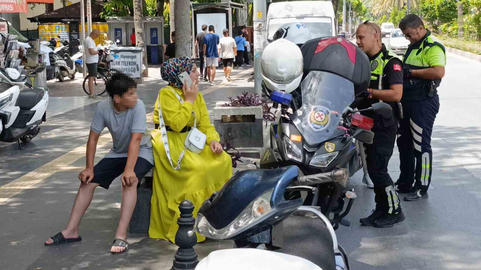 Plakanın kapanması için hazırlanan özel mekanizma ekiplerin dikkatinden kaçmadı
