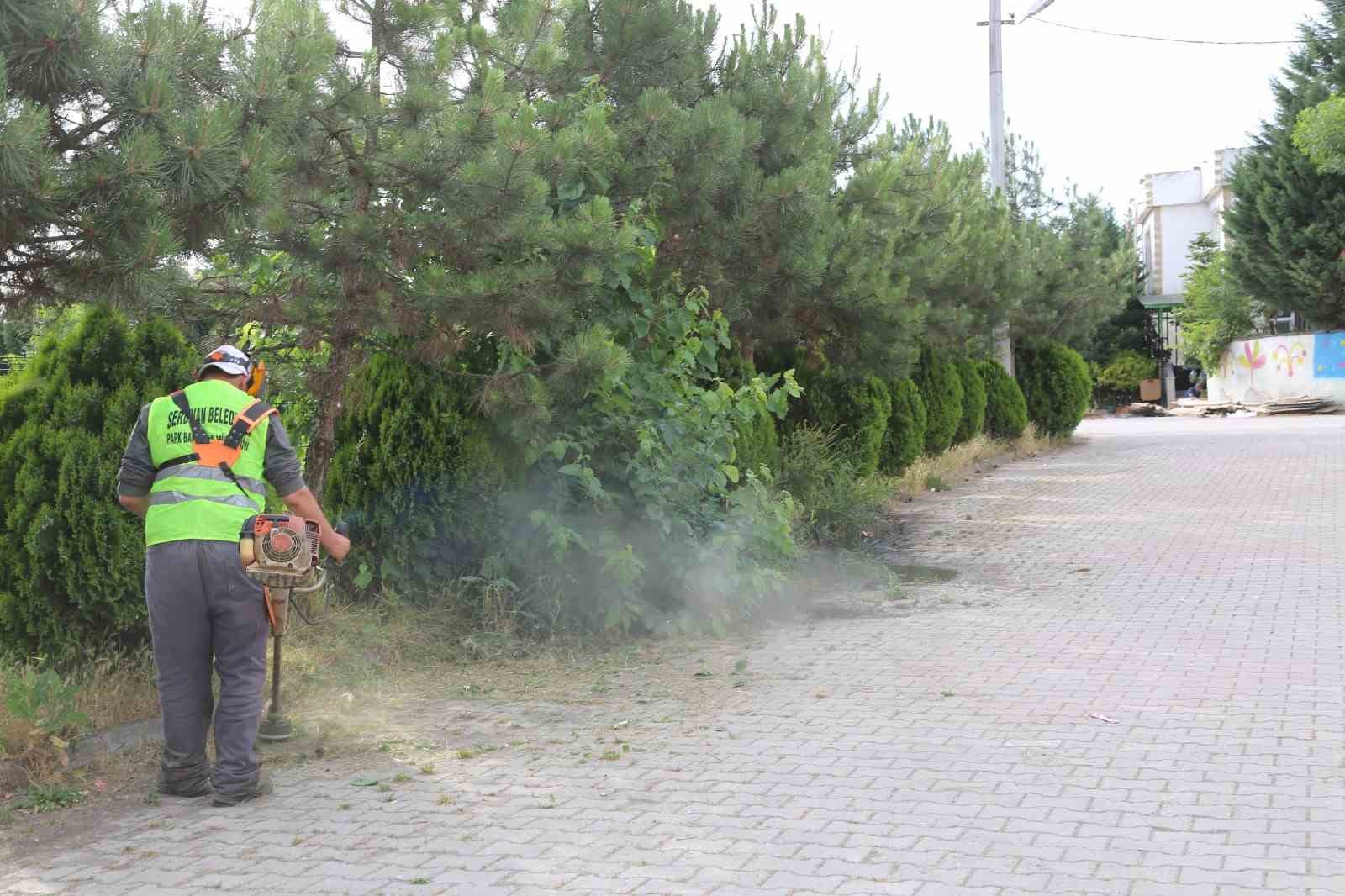 Serdivan’da yaz temizliği devam ediyor
