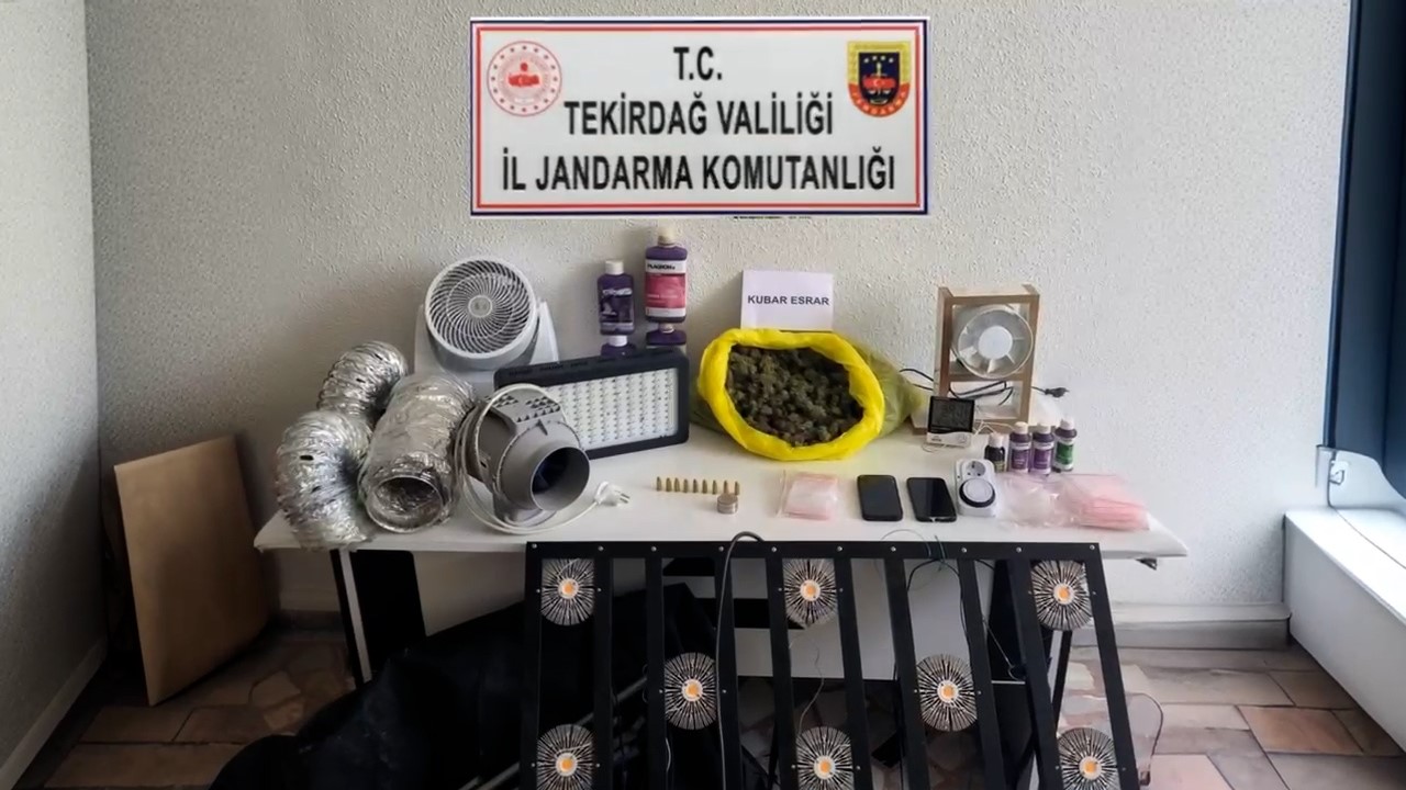 Tekirdağ Jandarması uyuşturucu tacirlerine bir darbe daha vurdu
