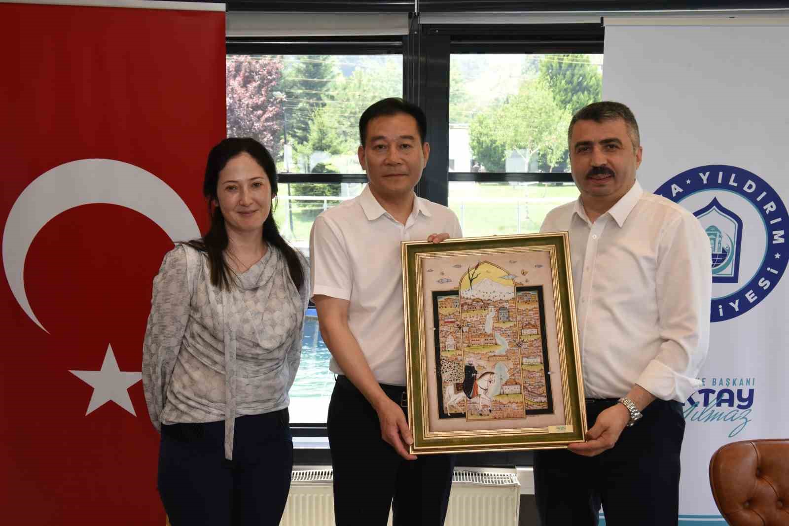 Başkan Yılmaz, Çin heyetini ağırladı
