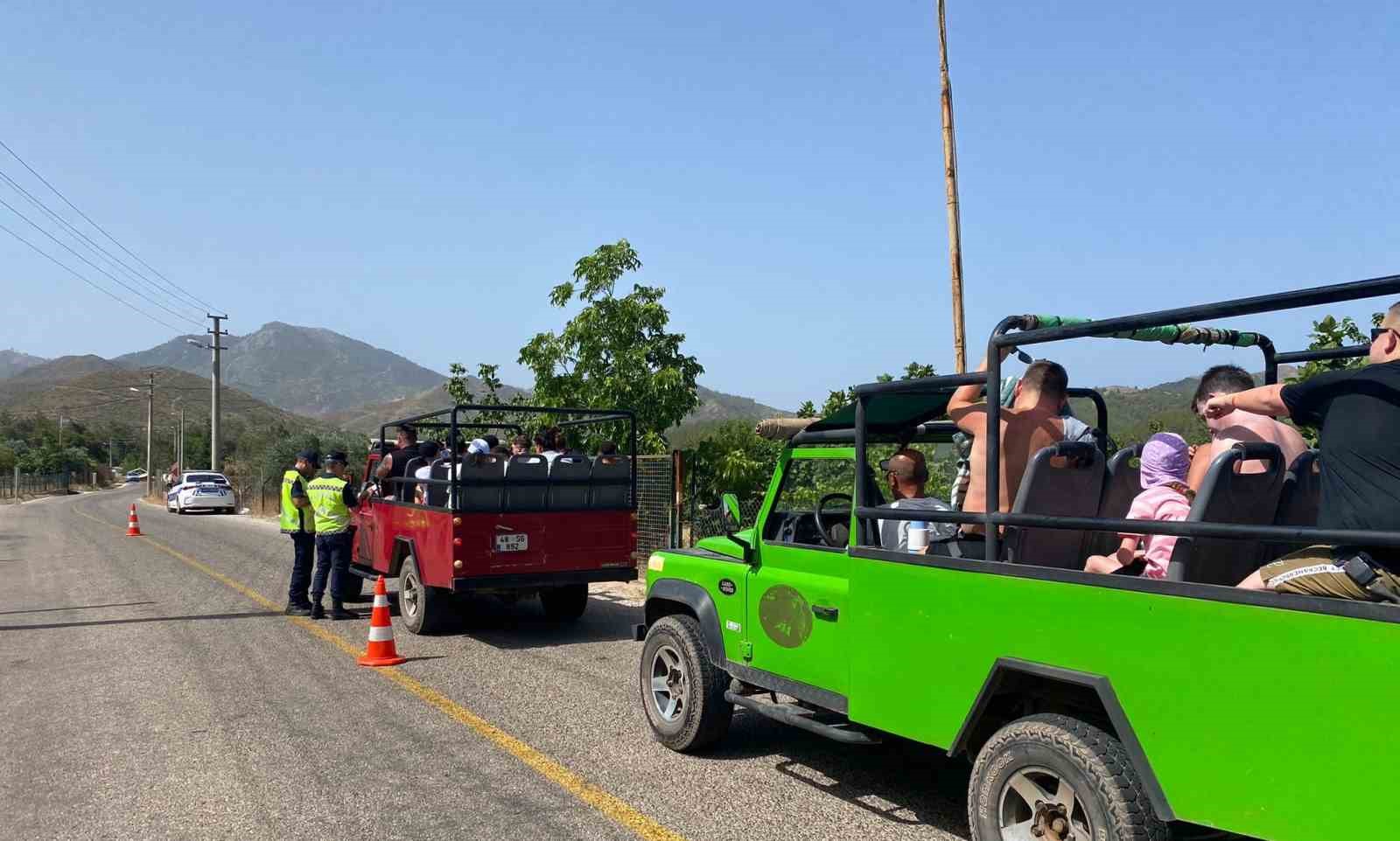 Marmaris’te Jeep safari turlarına sıkı denetim
