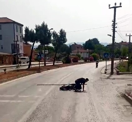 Bartın’da ilginç kaza
