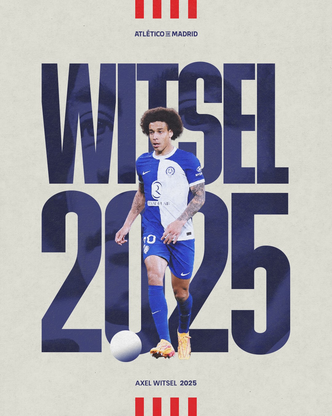 Atletico Madrid, Axel Witsel’in sözleşmesini 1 yıl daha uzattı
