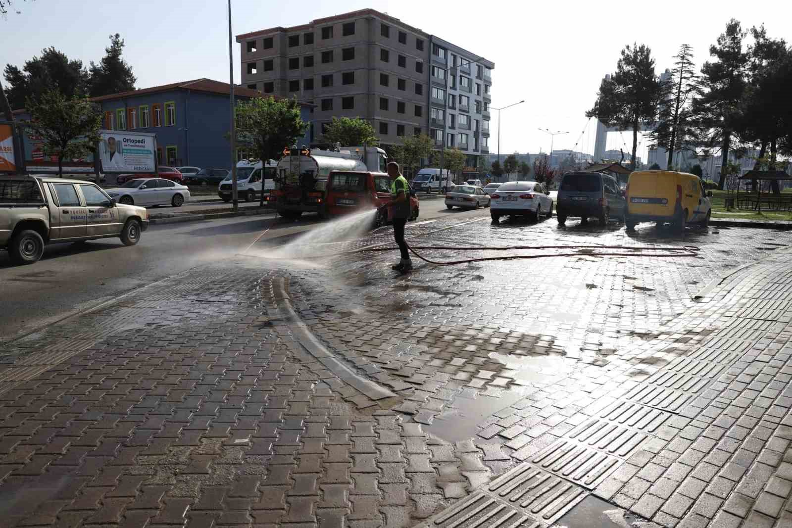 Çarşamba’da temizlik çalışması
