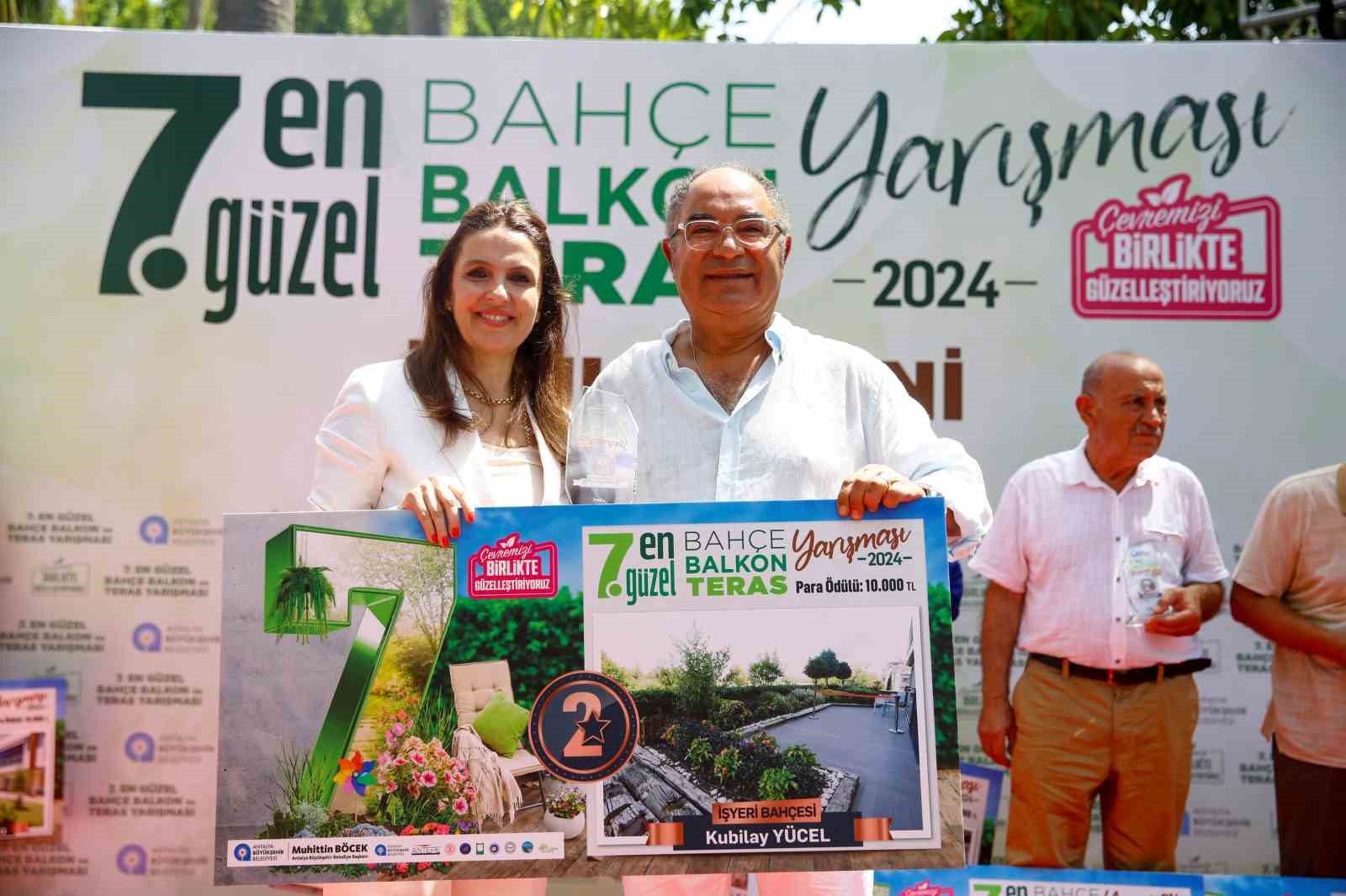 ‘En Güzel Bahçe, Balkon ve Teras Yarışması’ ödülleri sahiplerini buldu
