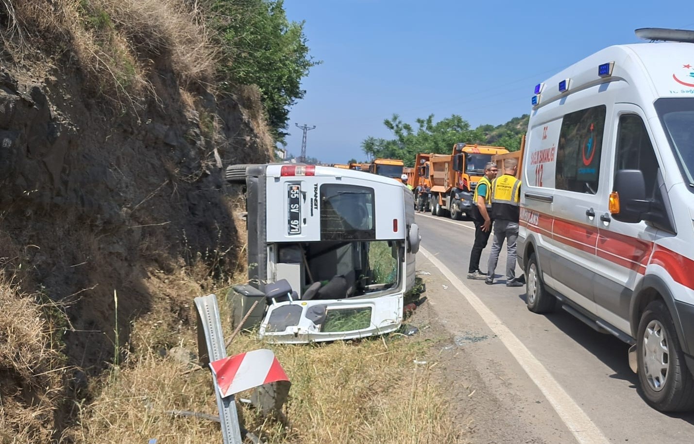 Maliye aracı kaza yaptı: 1 ölü
