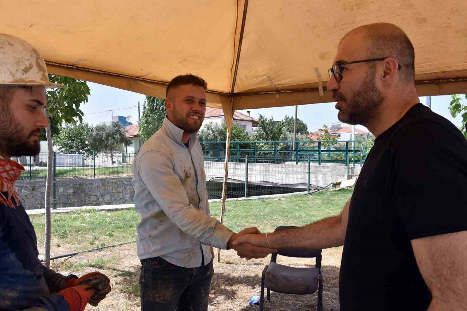 Başkan Zencirci, sondaj çalışmasını yerinde inceledi
