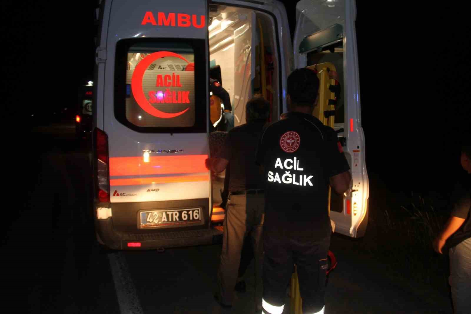 Otomobil ağaca çarpıp sebze bahçesine girdi: 5 yaralı
