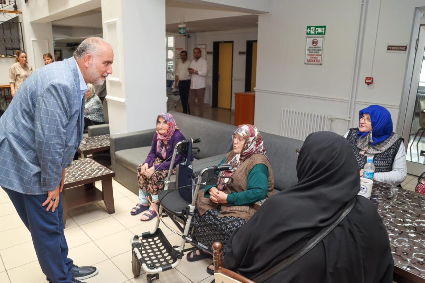 Başkan Sandıkçı’ya büyüklerden dua
