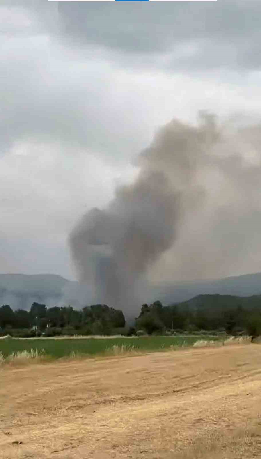 Muğla’da orman yangını başladı
