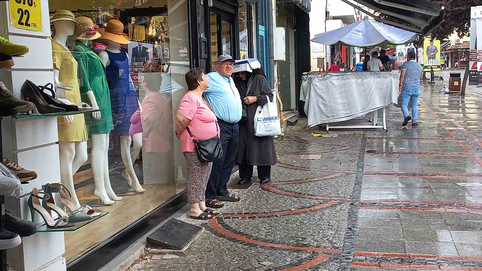 Edirne’de sağanak yağmur etkili oldu
