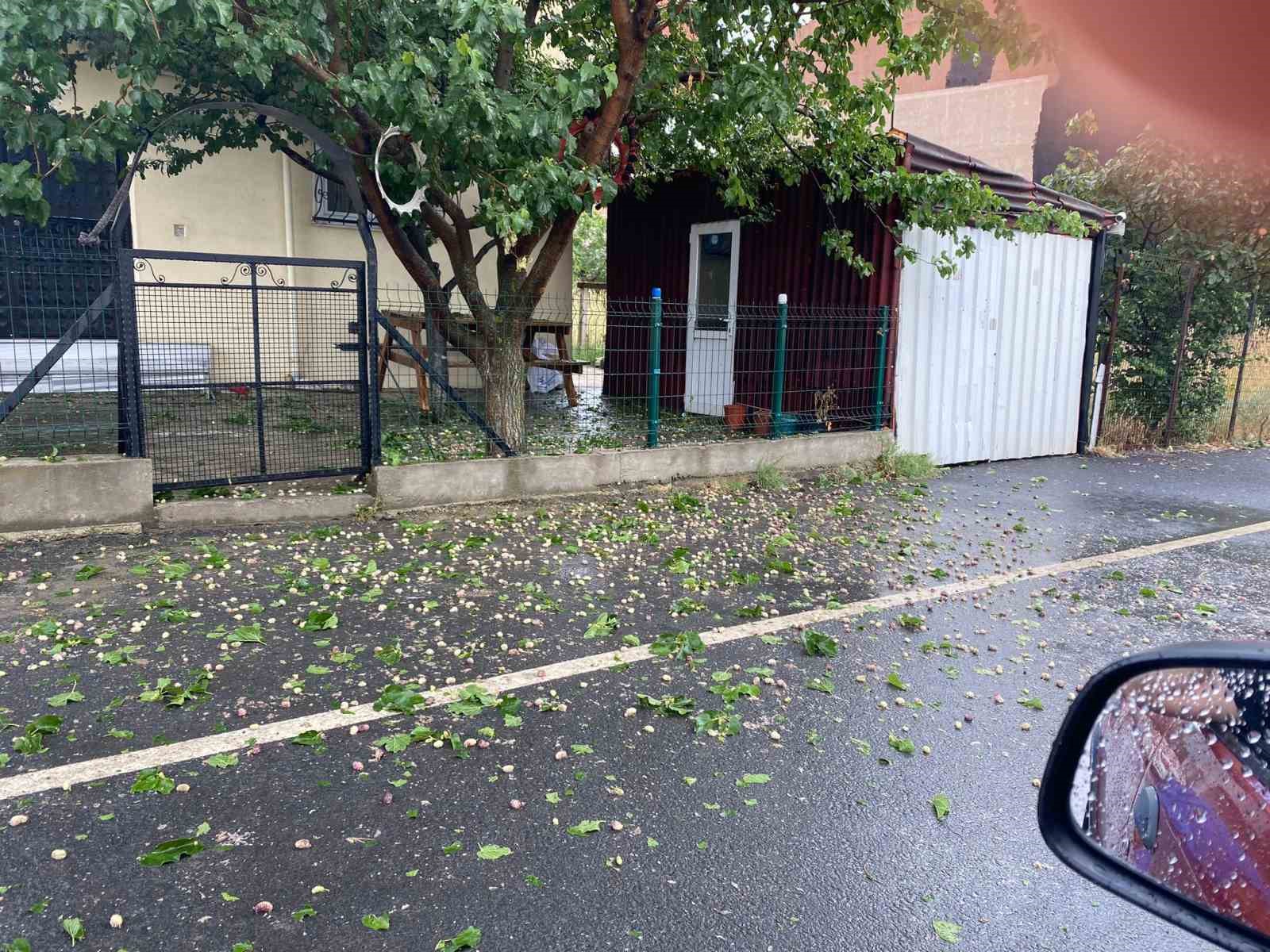 Otomobilini yatakla doludan korumaya çalıştı
