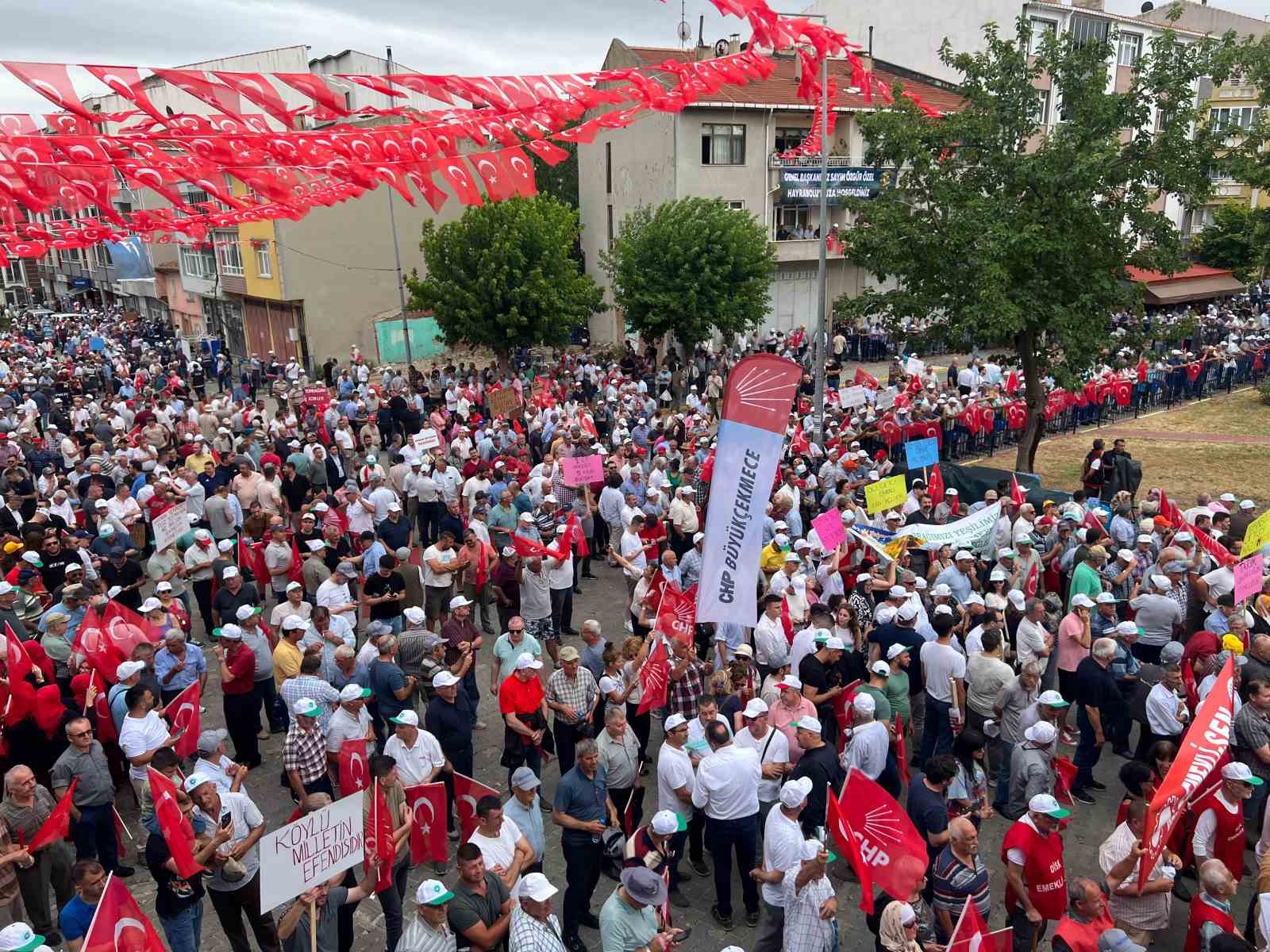 CHP Tekirdağ’da buğday mitingi düzenledi
