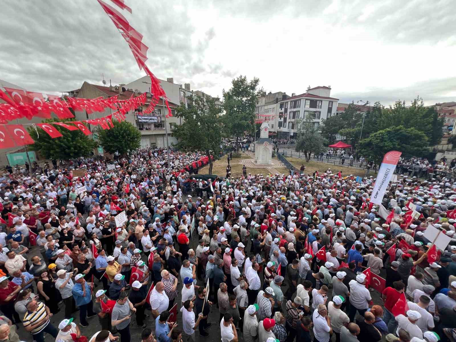 CHP Tekirdağ’da buğday mitingi düzenledi
