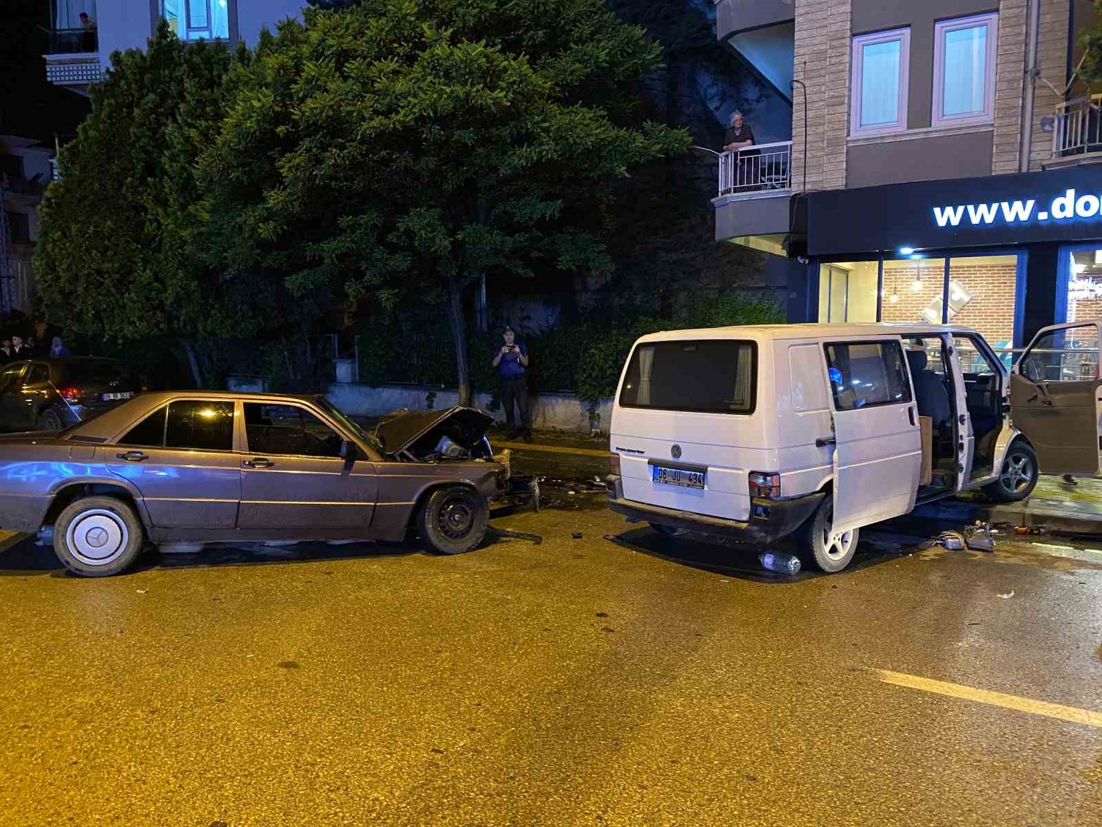 Çubuk’ta trafik kazası: 3 yaralı
