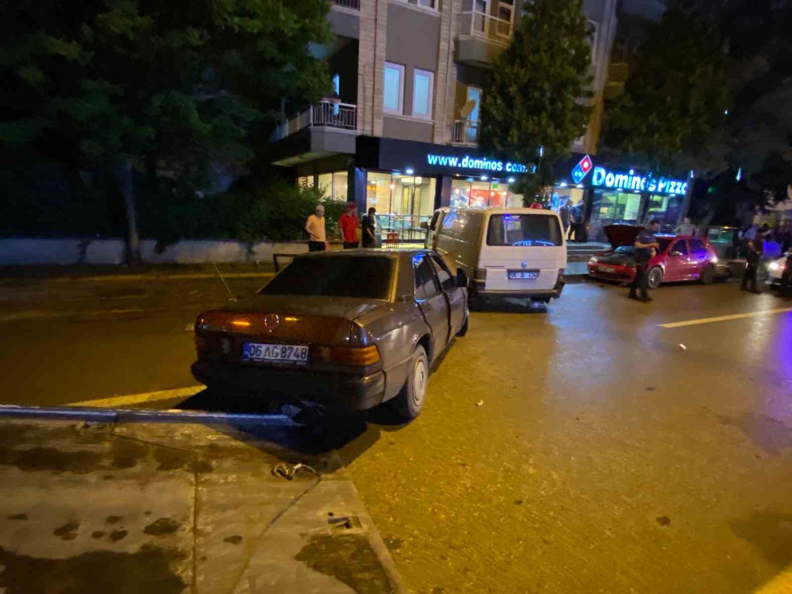 Çubuk’ta trafik kazası: 3 yaralı
