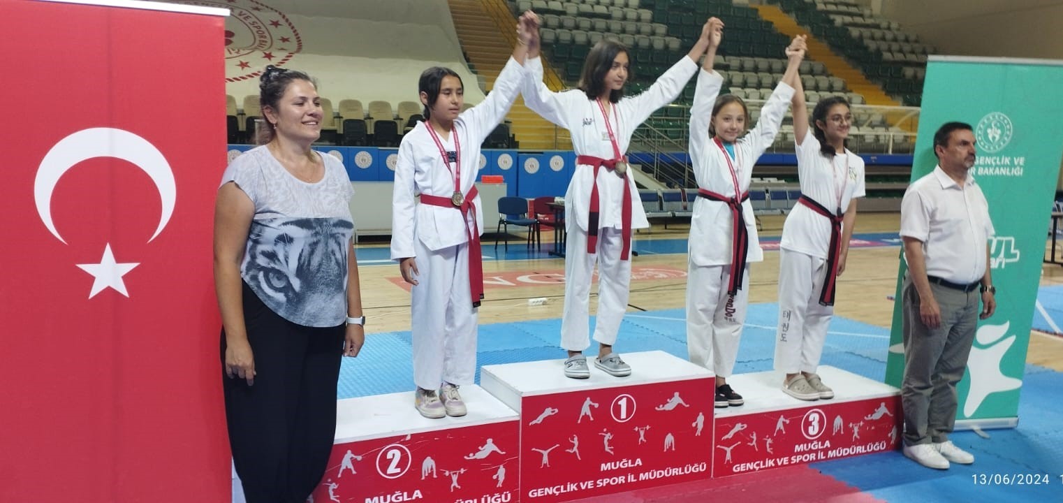 Köyceğizli Taekwondocular 5 birincilik 3 ikincilik kazandı
