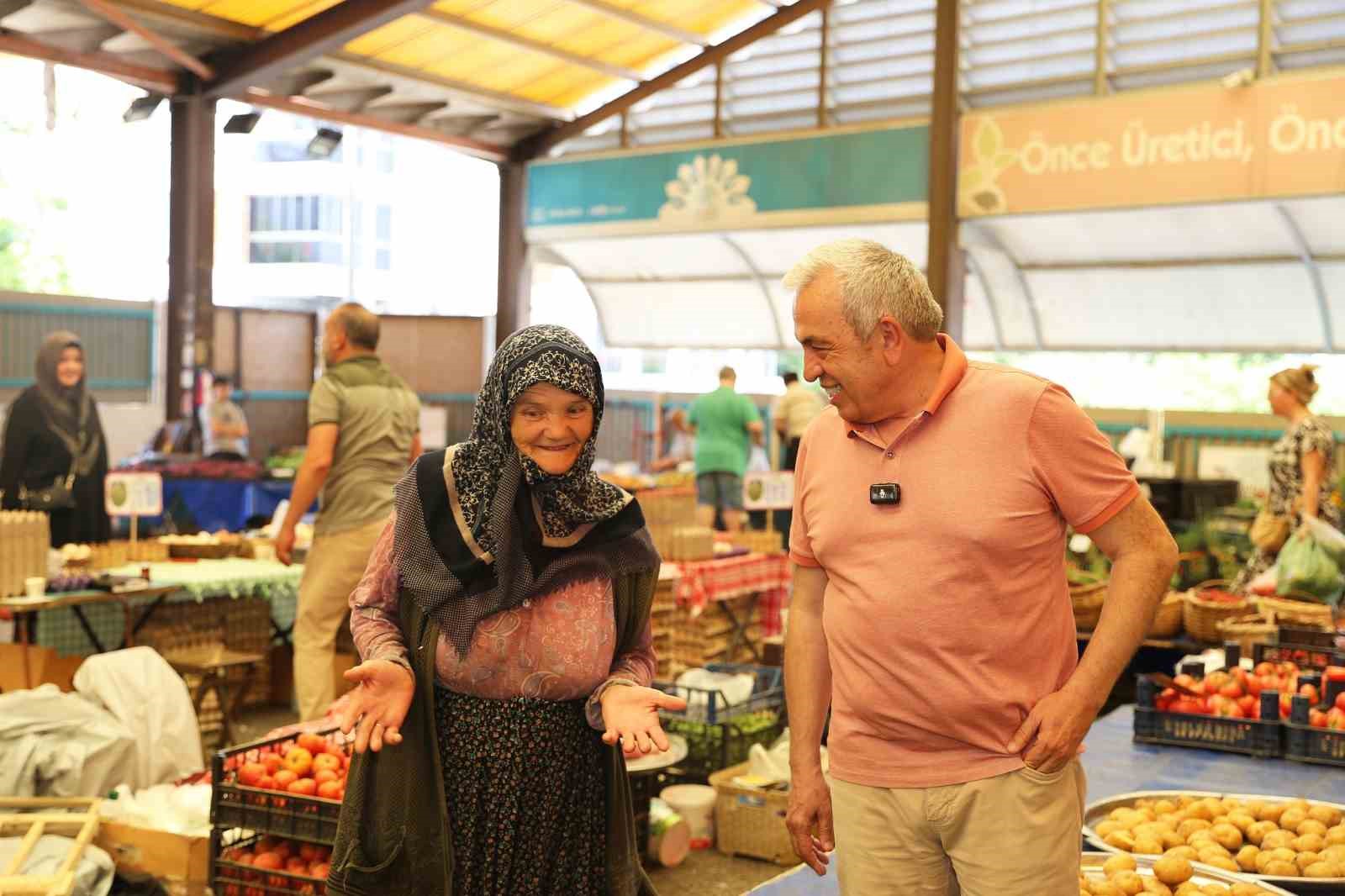 Üretici pazarlarıyla hem çiftçi hem Nilüferli kazanıyor
