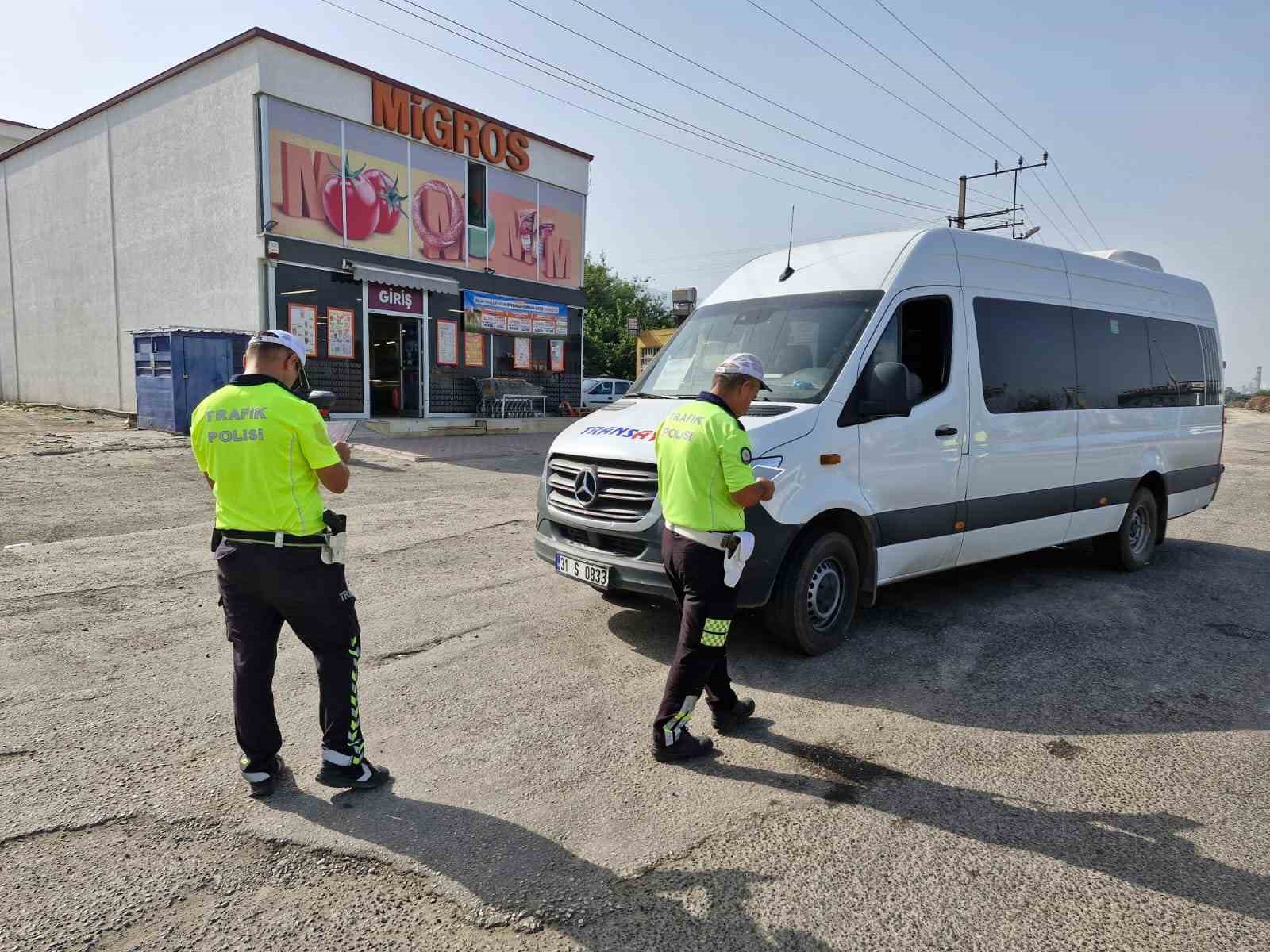 Payas’ta Kurban Bayramı öncesi trafik denetimi
