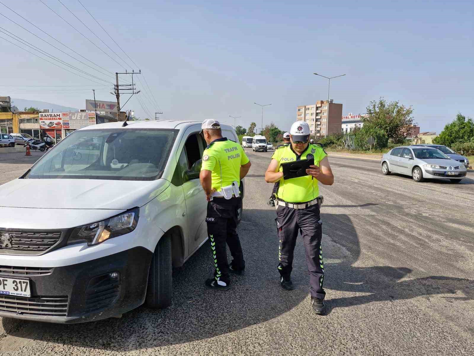 Payas’ta Kurban Bayramı öncesi trafik denetimi
