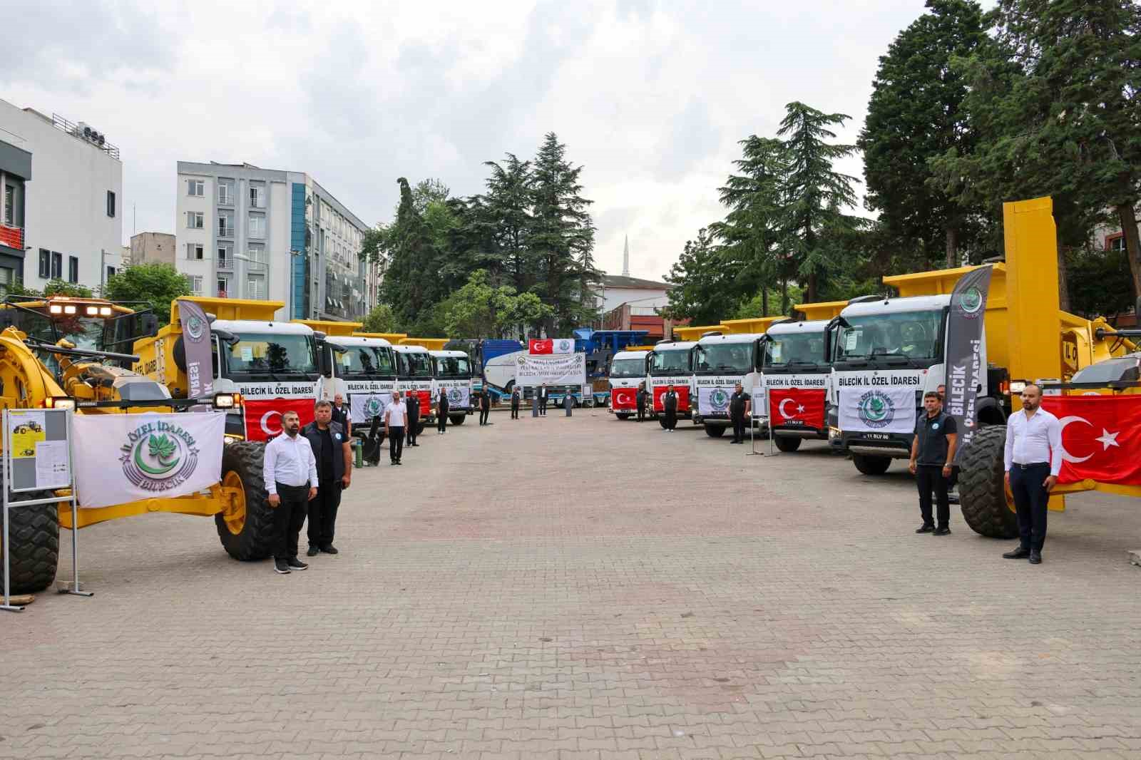 Bilecik İl Özel İdaresinin araç filosuna yenileri eklendi
