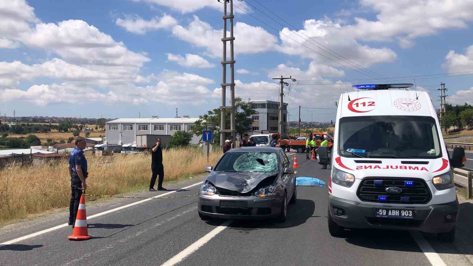 Tekirdağ’da feci kaza: Metrelerce savrulan işçi hayatını kaybetti
