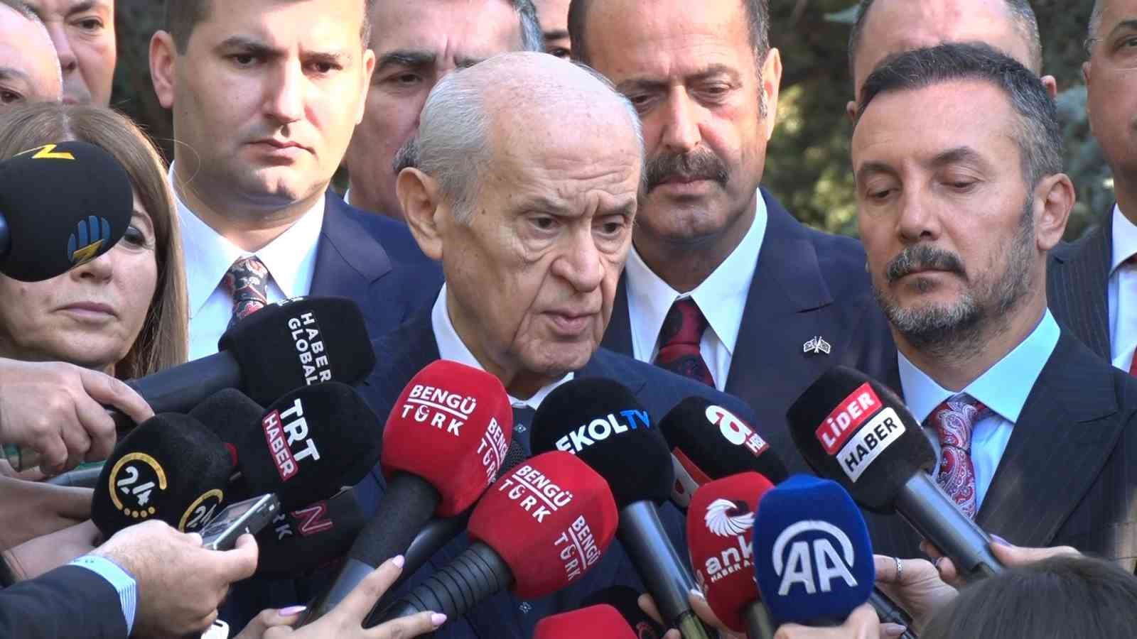 MHP Genel Başkanı Bahçeli: 