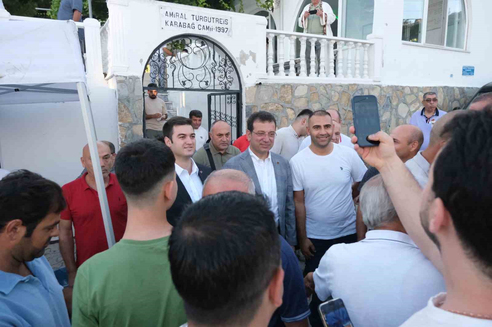 İmamoğlu Bodrum’da bayram tatilinde
