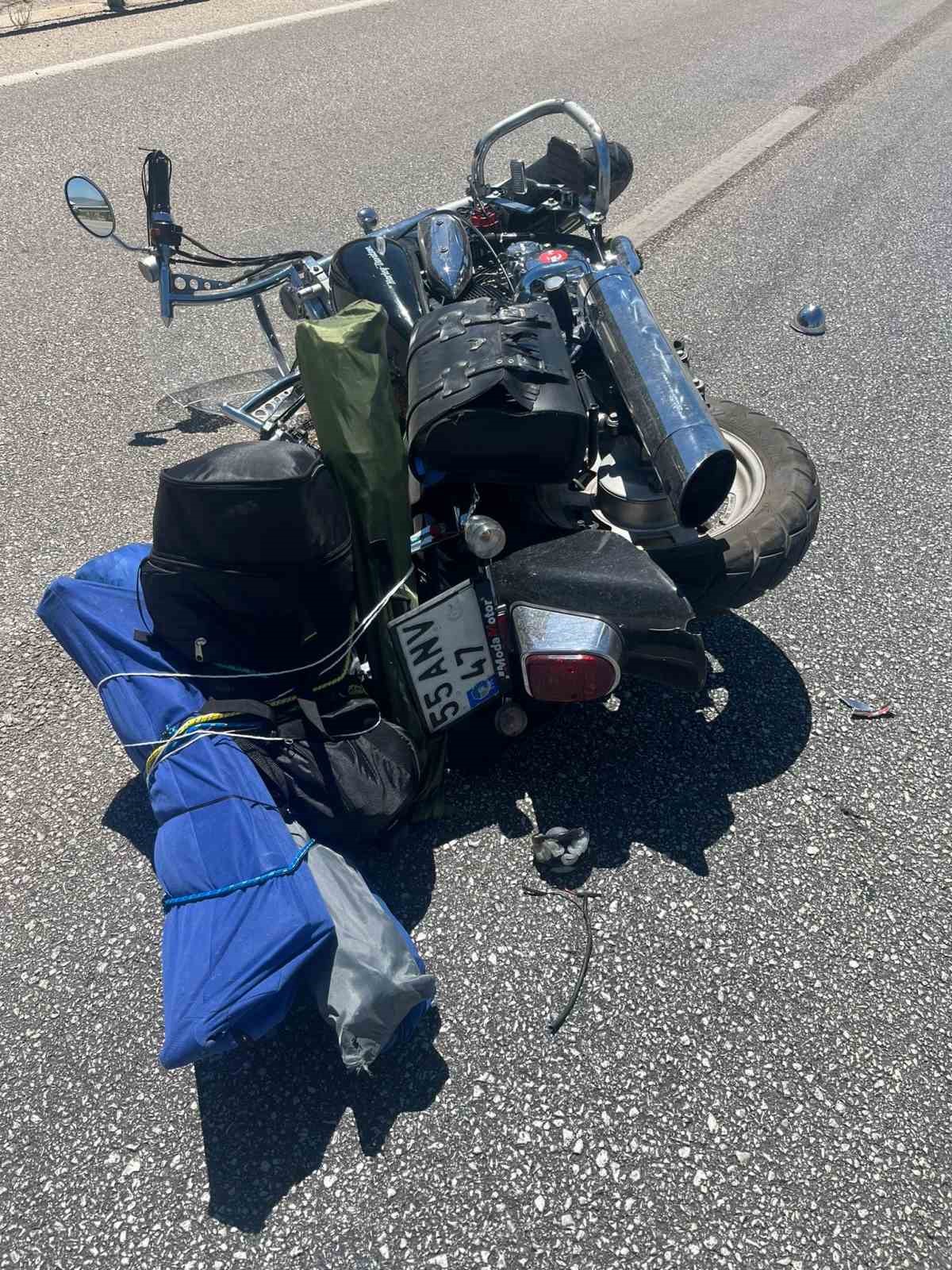 Isparta-Burdur kara yolunda kontrolden çıkan motosiklet bariyere çarptı: 1 ölü, 1 yaralı
