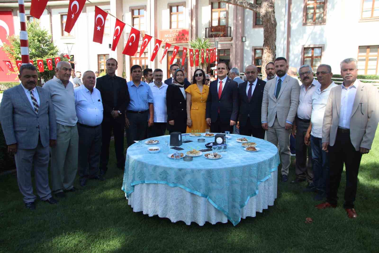 Muğla’da bayramlaşma töreni yapıldı
