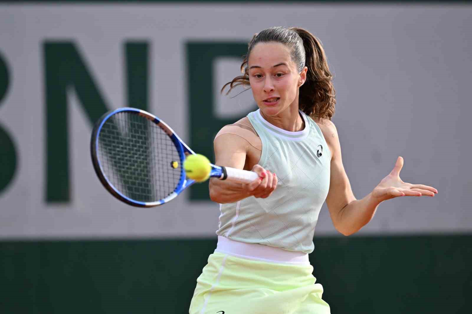 Zeynep Sönmez, bir WTA 500 turnuvasında ilk defa ikinci turda
