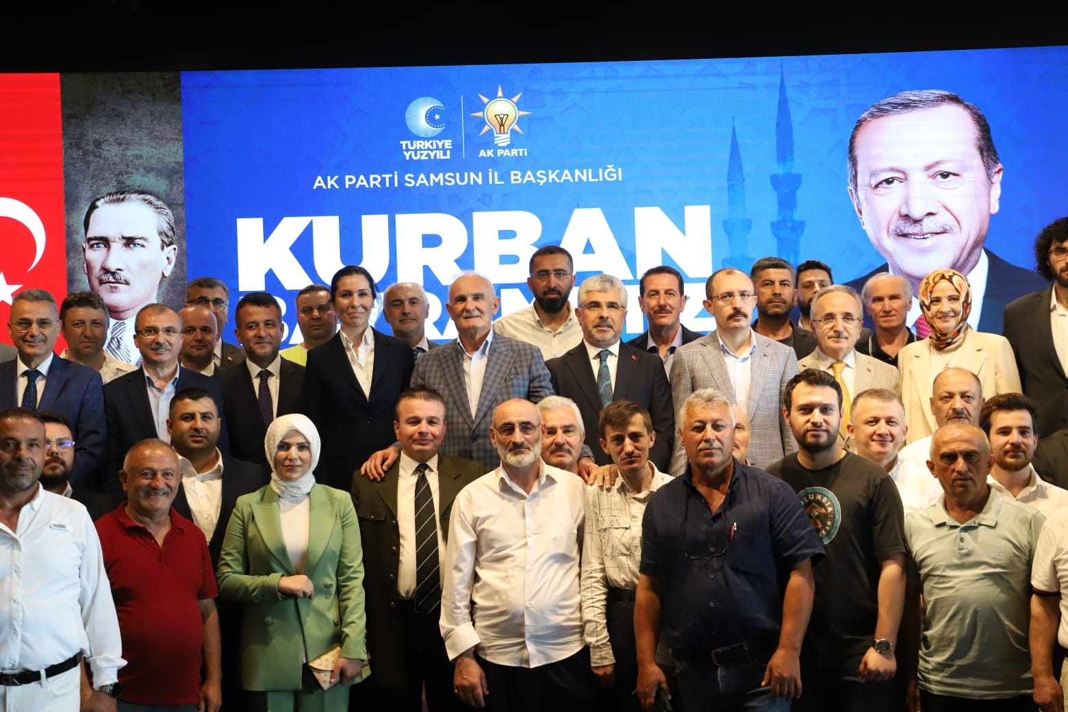 AK Parti Samsun teşkilatında bayramlaşma
