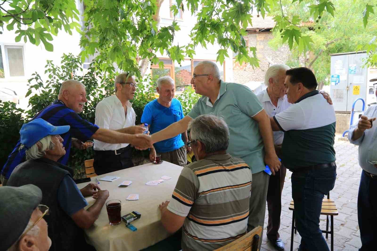 Başkan Arslan mahalle mahalle bayram mesaisine devam ediyor
