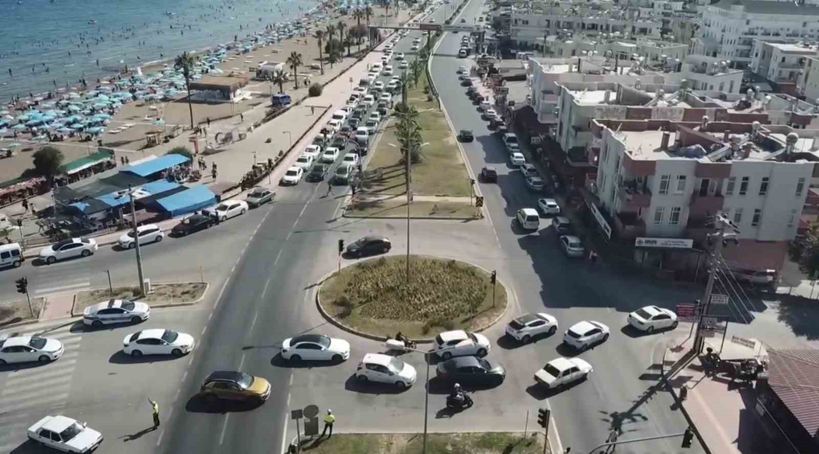 Mersin’de tatil beldelerinde trafik denetimleri sürüyor
