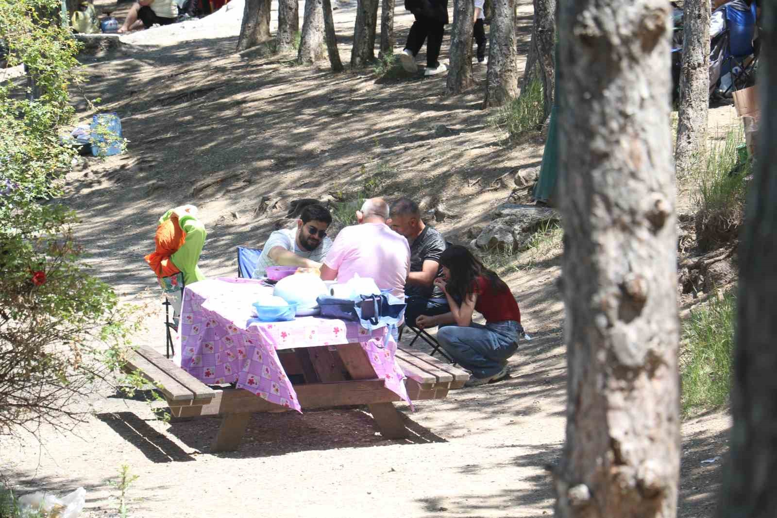 Ankara boşaldı, kalanlar piknik alanlarına kaçtı
