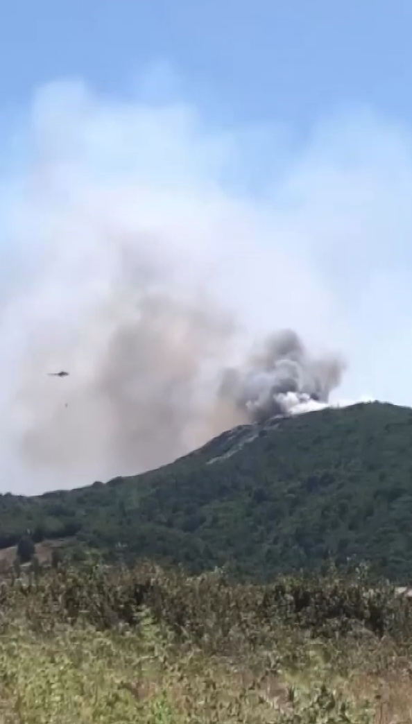 Yalova’da katı atık depolama sahasında yangını
