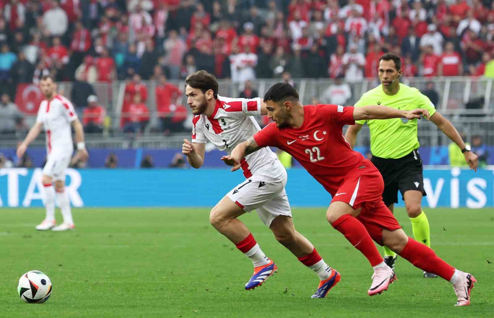 EURO 2024: Türkiye: 1 - Gürcistan: 1 (İlk yarı)
