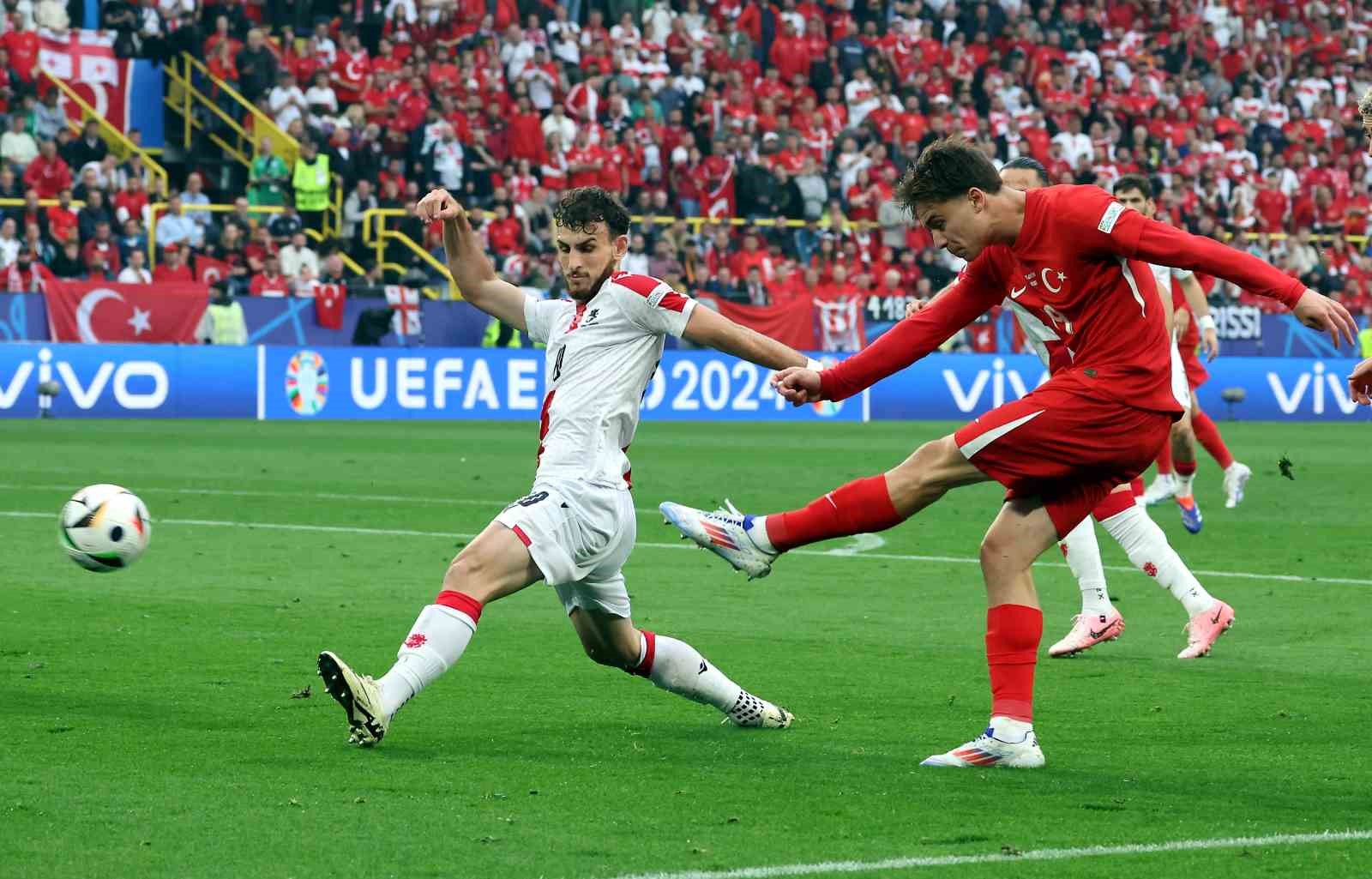 EURO 2024: Türkiye: 1 - Gürcistan: 1 (İlk yarı)
