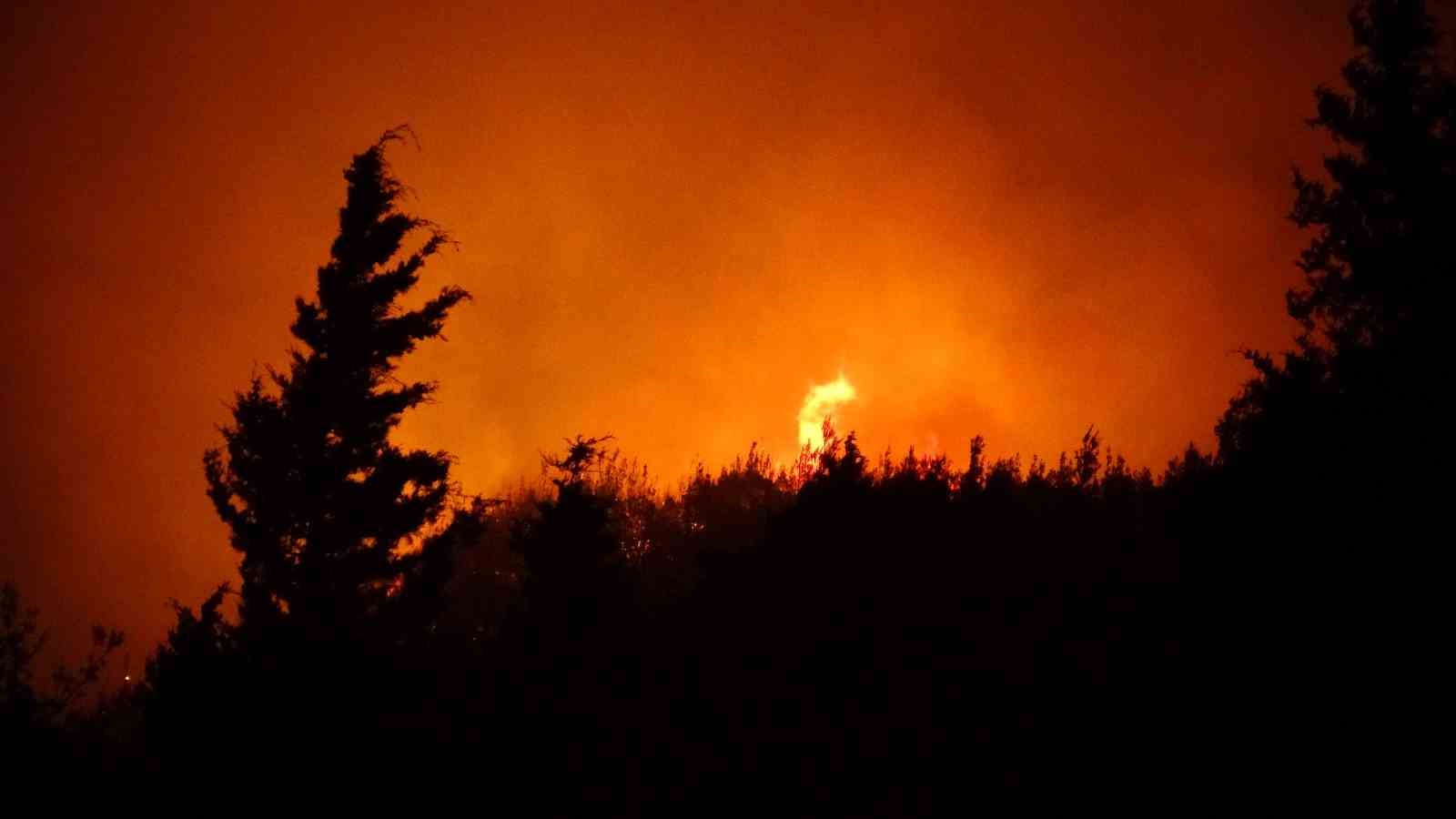 Çanakkale’de orman yangını devam ediyor
