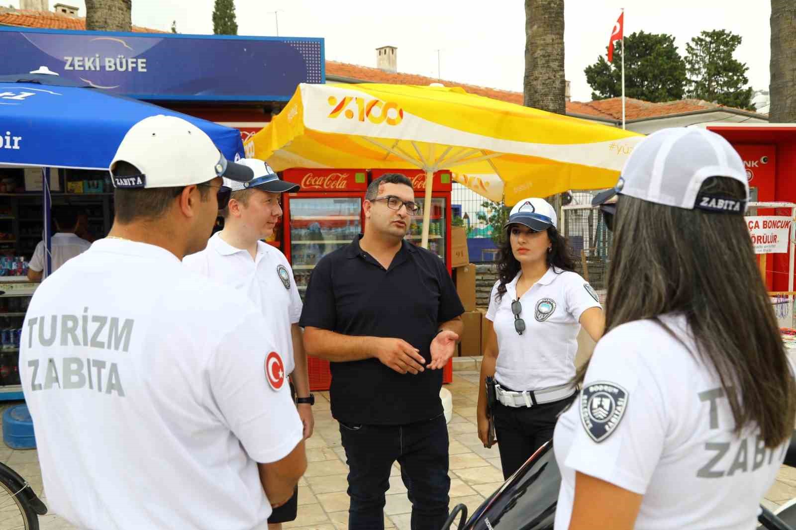 Bodrum Belediyesi turizm zabıtaları görev başında
