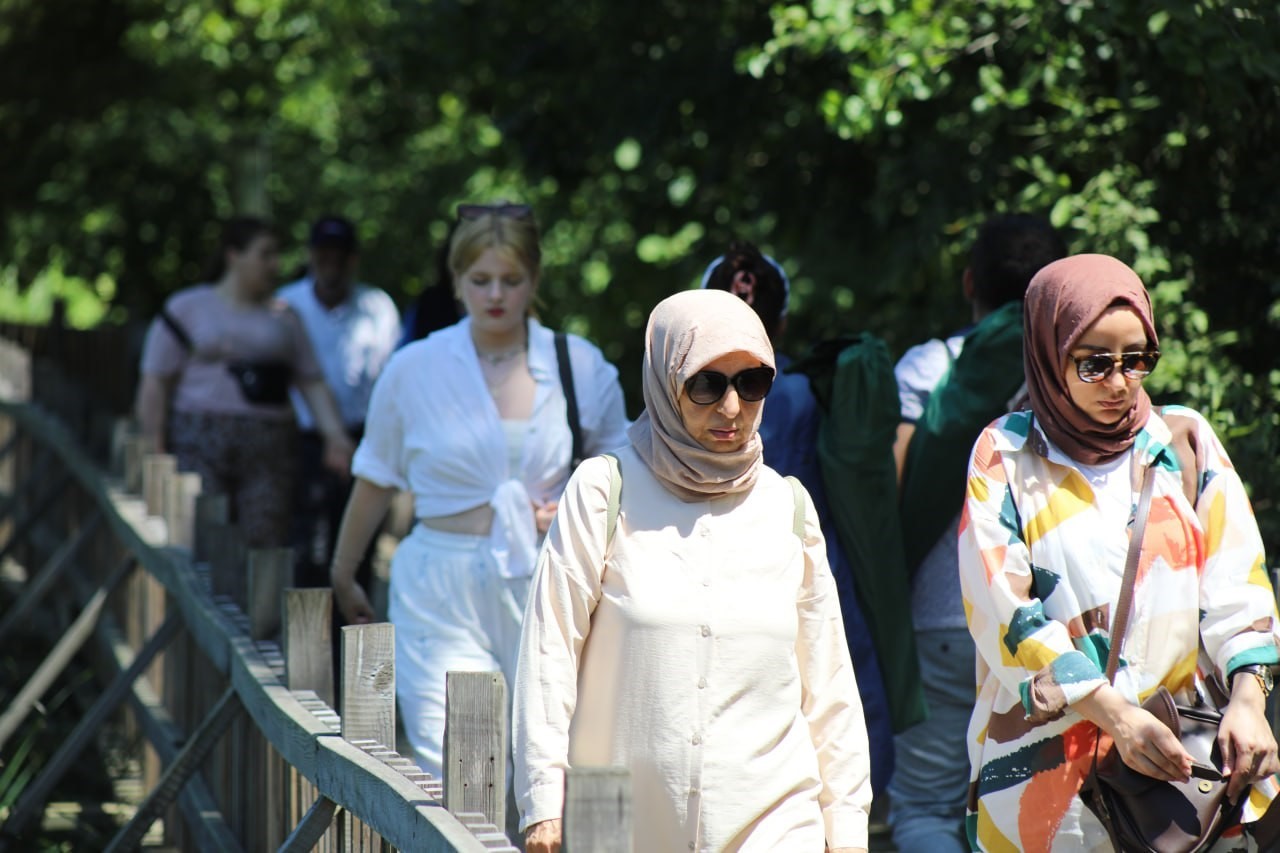 Doğa harikası Acarlar Longozu, bayramda ziyaretçi akınına uğradı
