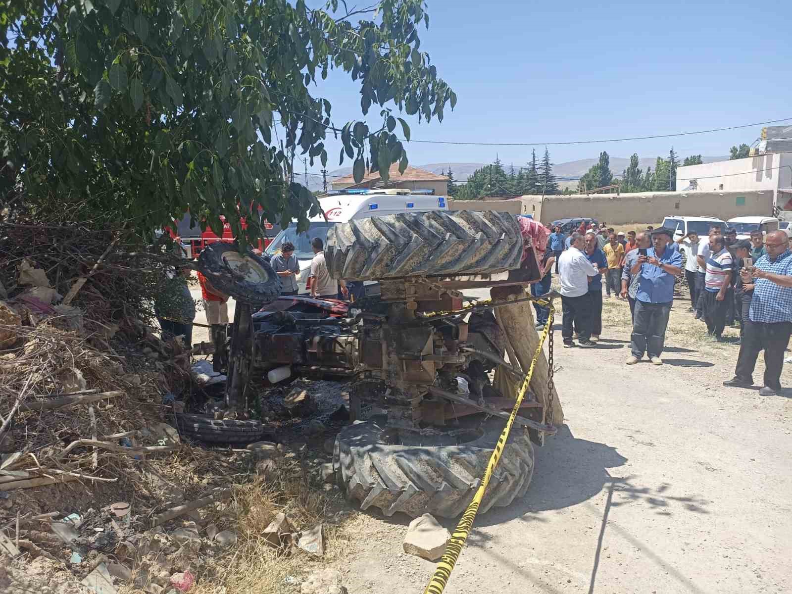 Malatya’da traktör kazası: 2 yaralı
