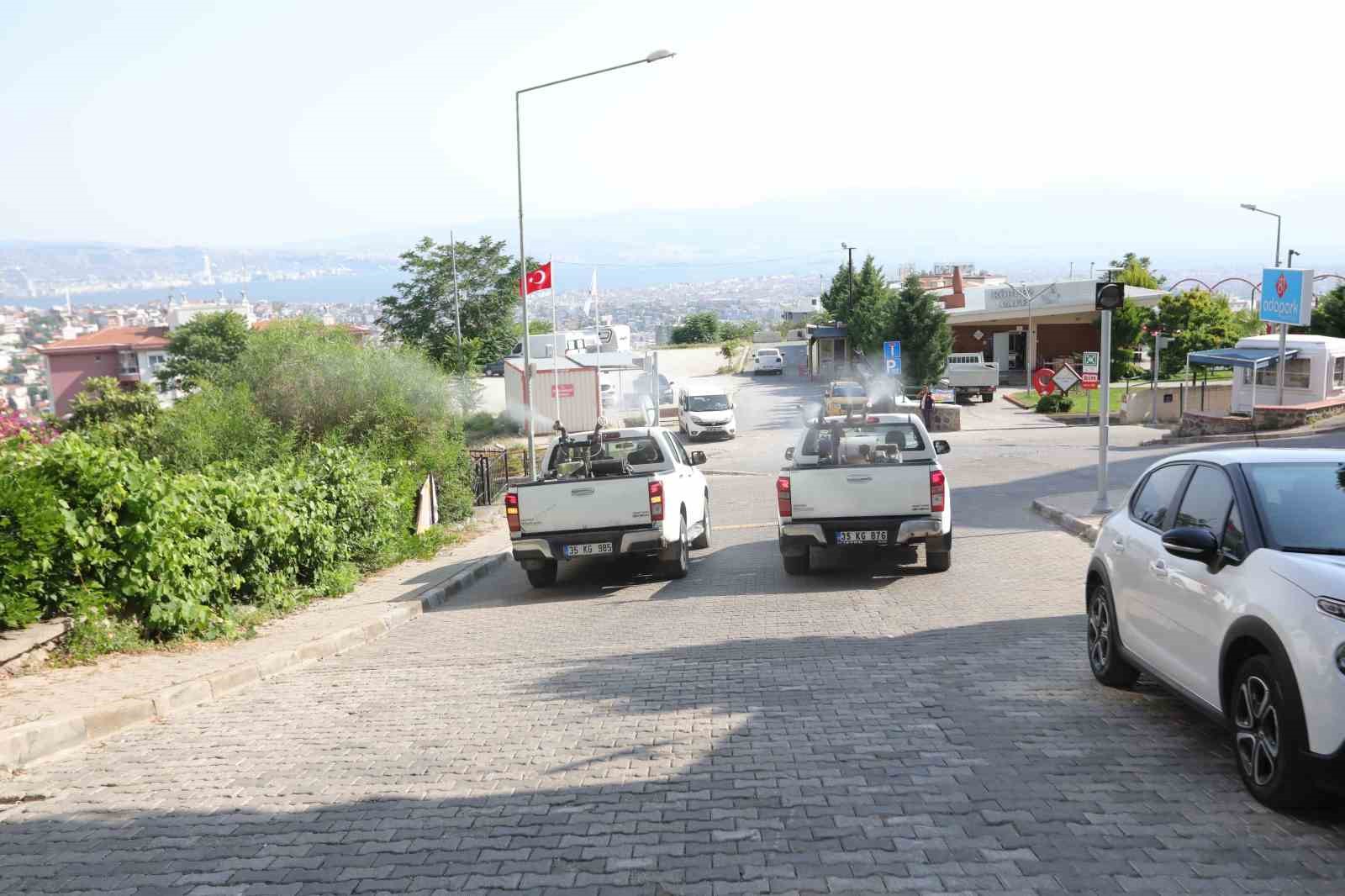 Bayraklı’da ilaçlama seferberliği
