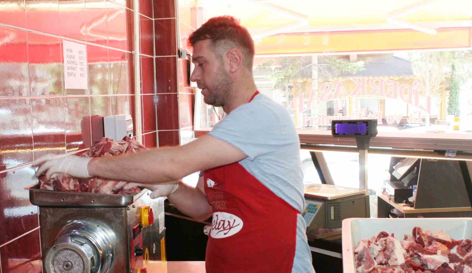 Bayramda kasaplar yoğun çalıştı
