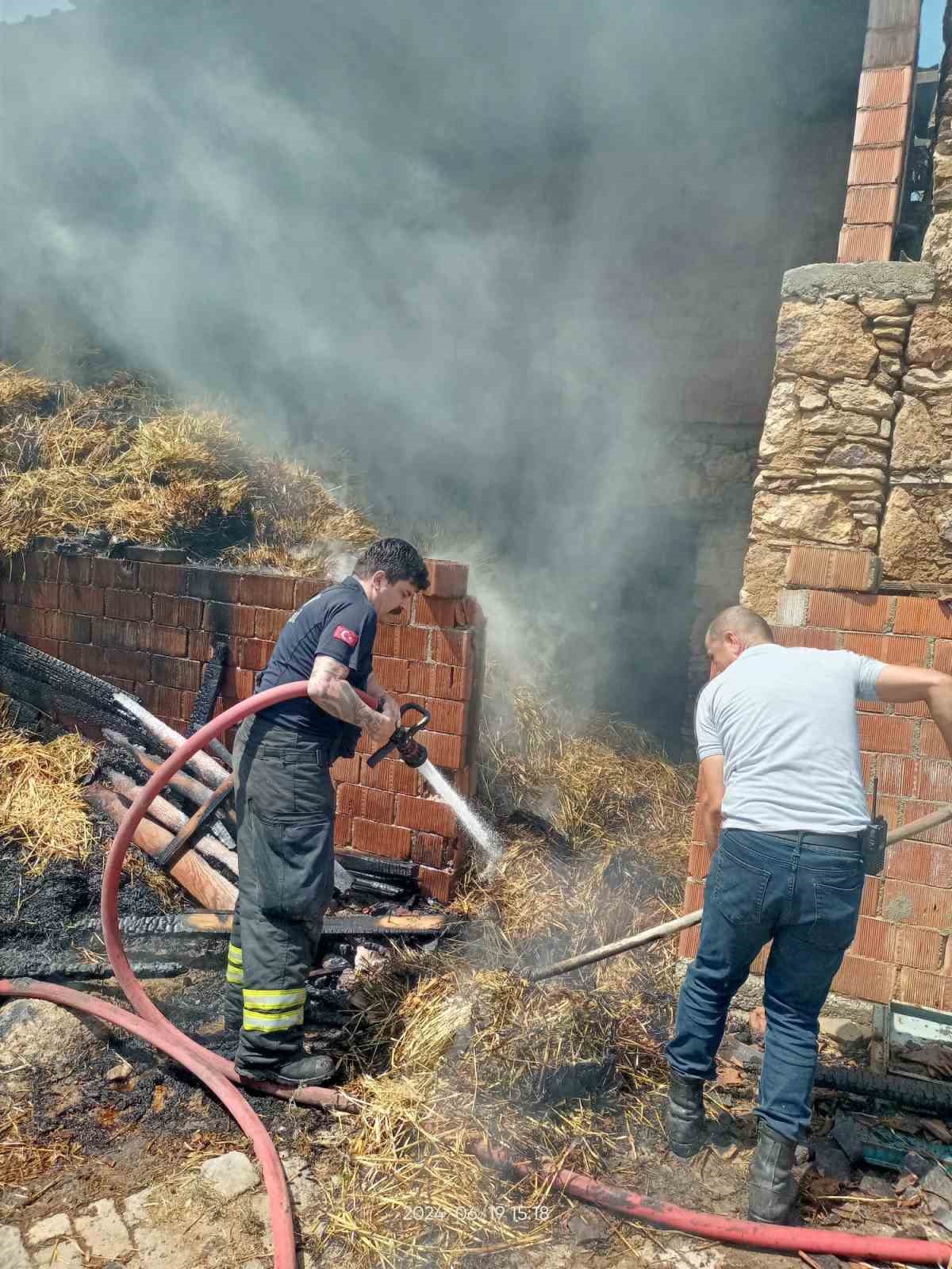 Büyükşehir Belediyesi’nin anında müdahalesi mahalleyi yanmaktan kurtardı
