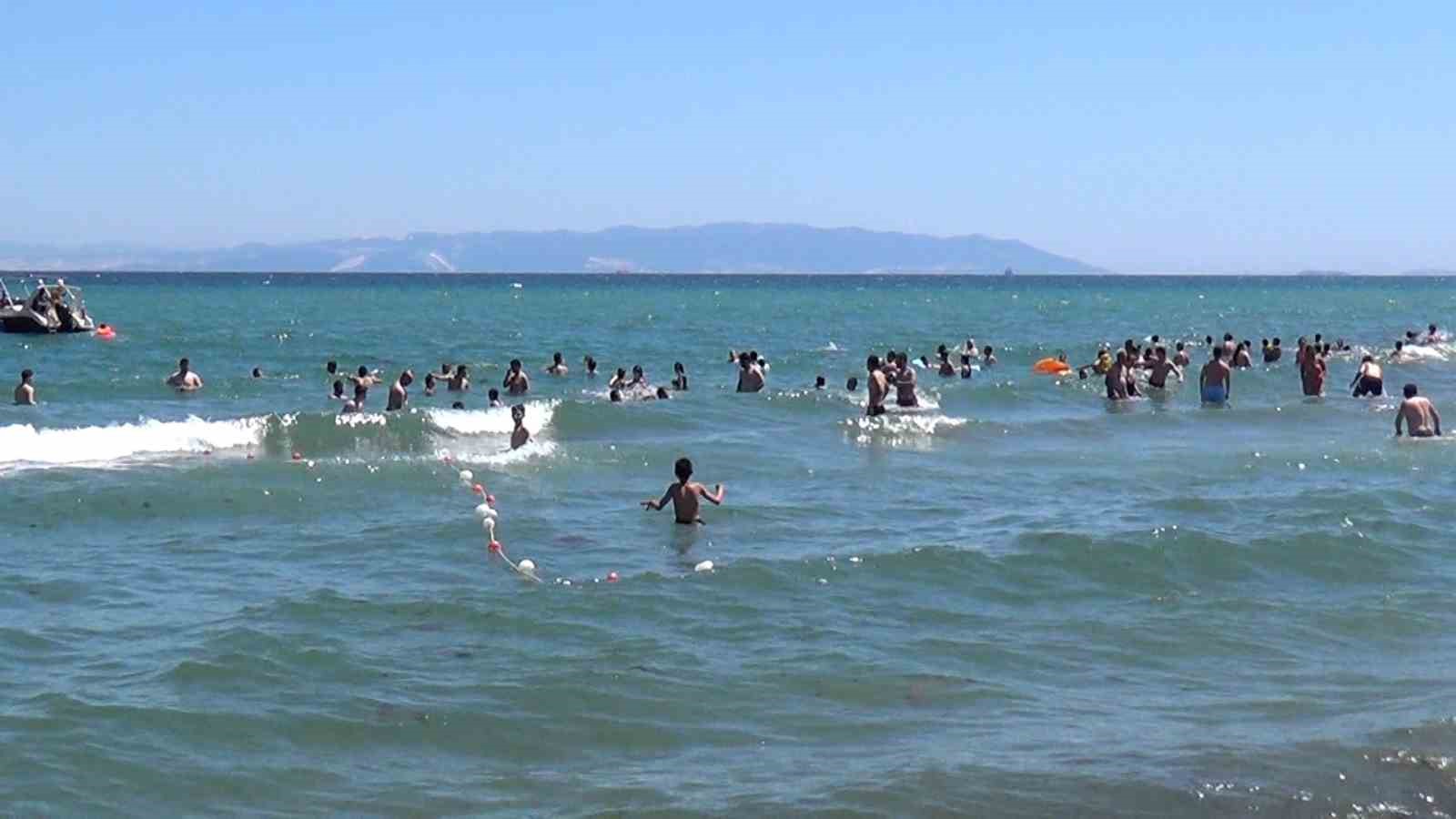 Tekirdağ sahillerinde bayram yoğunluğu
