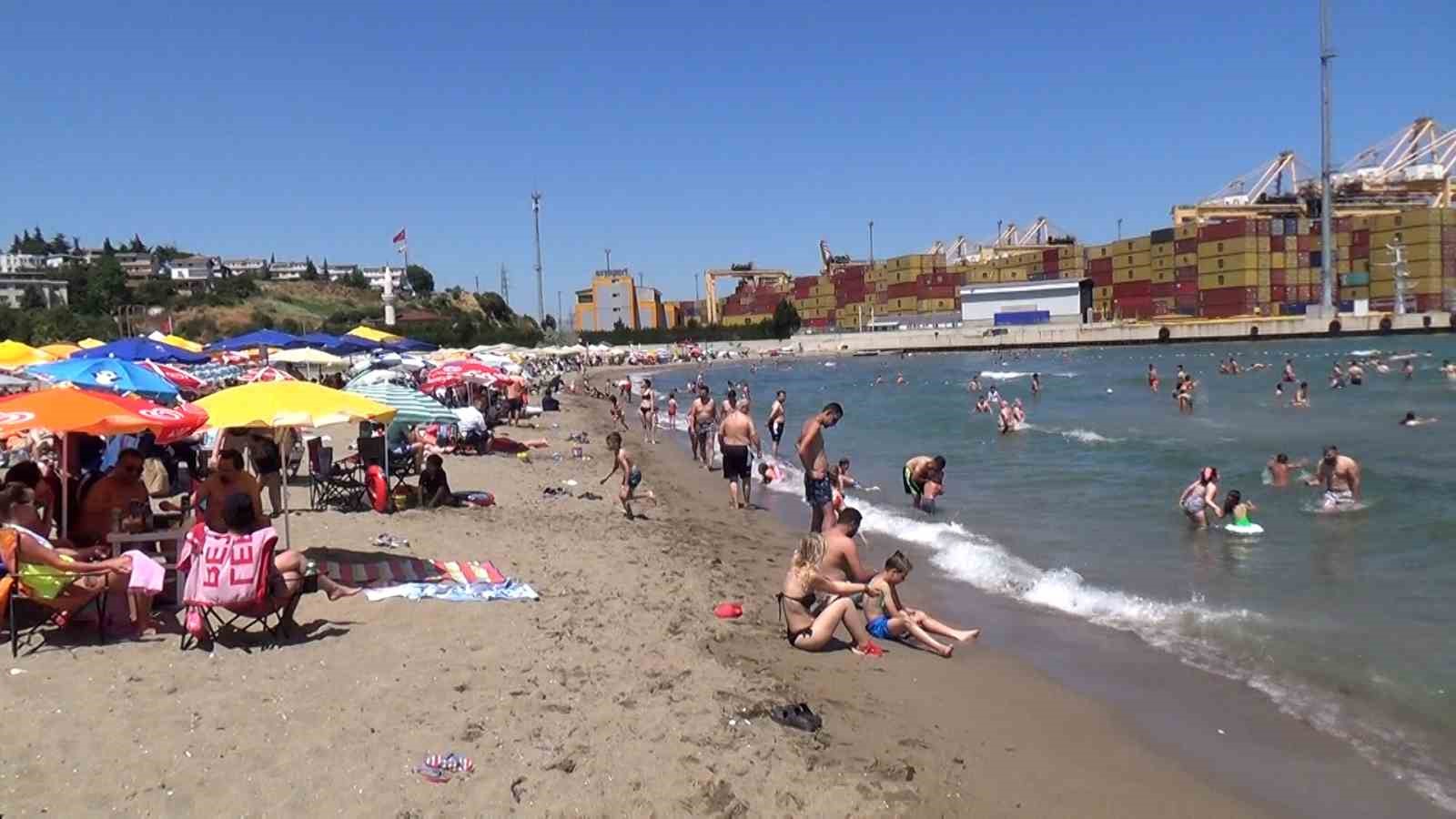 Tekirdağ sahillerinde bayram yoğunluğu
