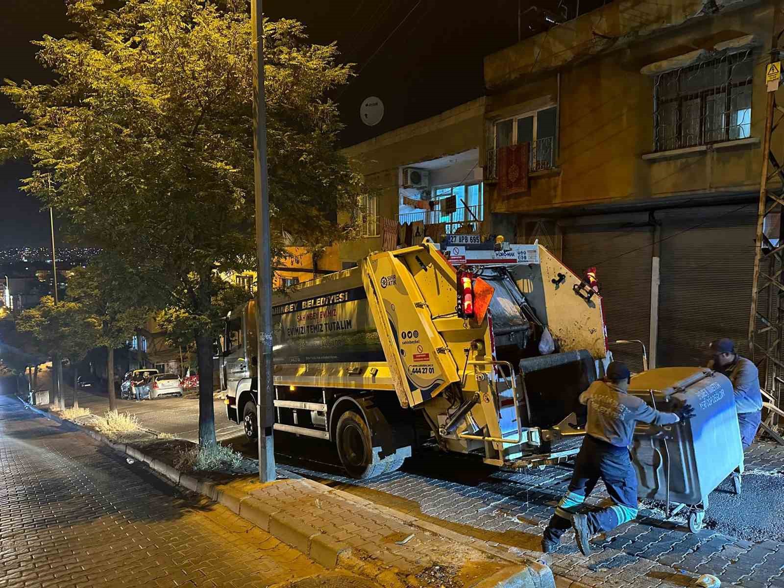 Şahinbey’de temizlik işleri ekipleri, bayram boyunca görev başındaydı
